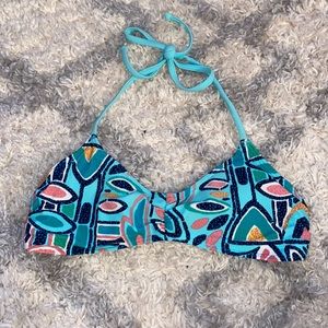 Aerie Strappy Tie Neck Bikini Top